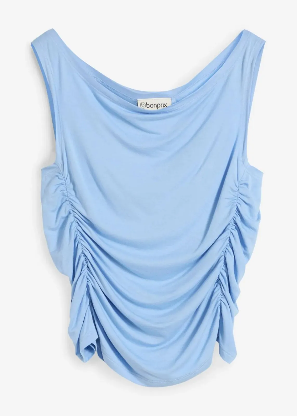 bonprix Shirts & Tops|Nachhaltigere Materialien^Tanktop aus softem Viskose-Mix blau