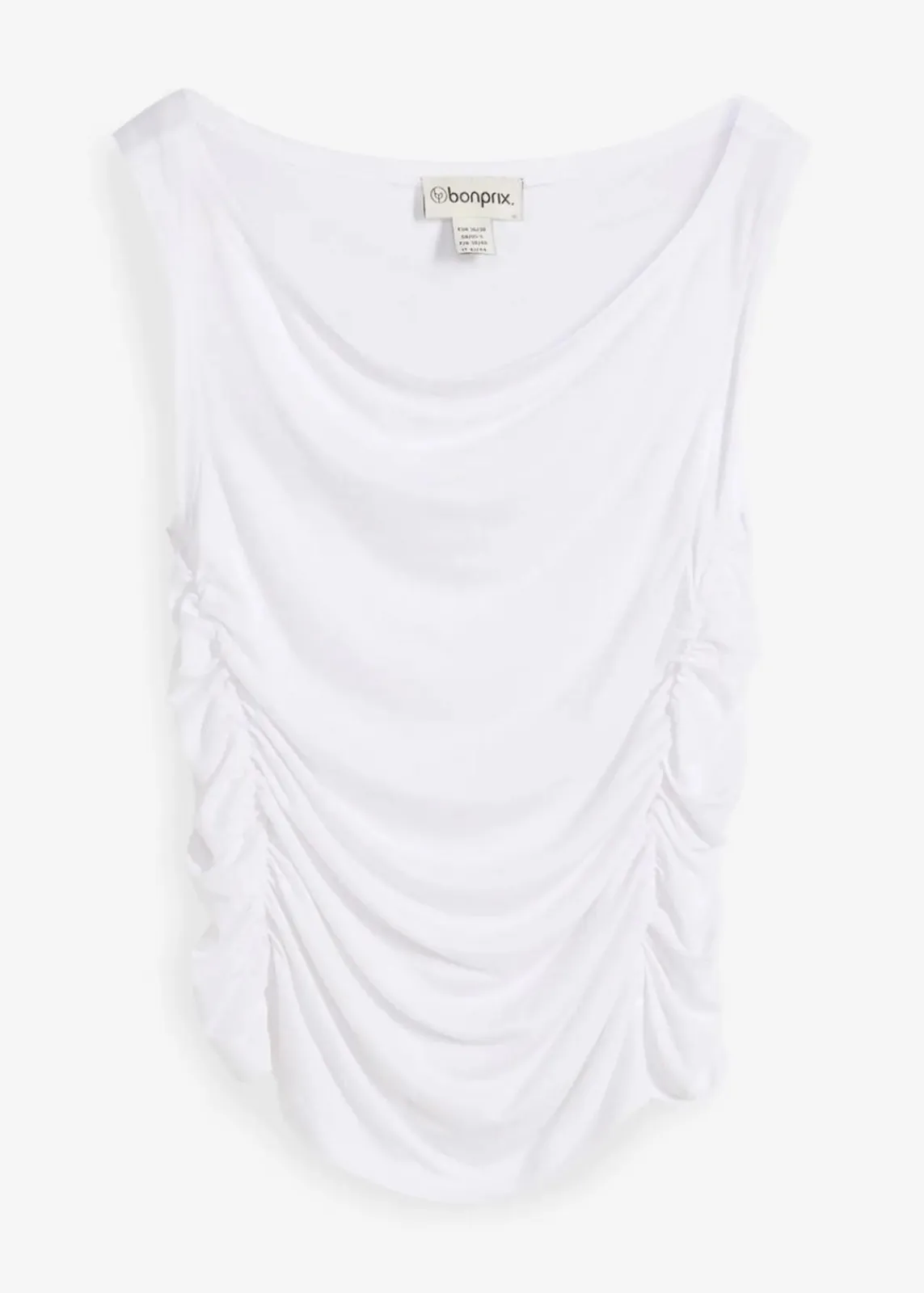 bonprix Nachhaltigere Materialien|Shirts & Tops^Tanktop aus softem Viskose-Mix weiß