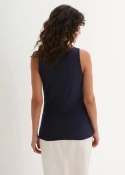 bonprix Shirts & Tops|Unterhemden^Tanktop, (2er Pack) dunkelblau + dunkelpink