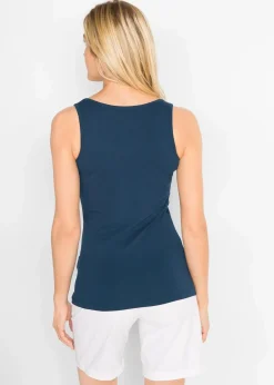 bonprix Shirts & Tops|Unterhemden^Tanktop, (2er Pack) dunkelblau+weiß
