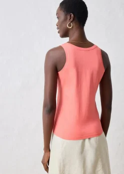 bonprix Shirts & Tops|Premium^Tanktop mit Seidenanteil helllachs