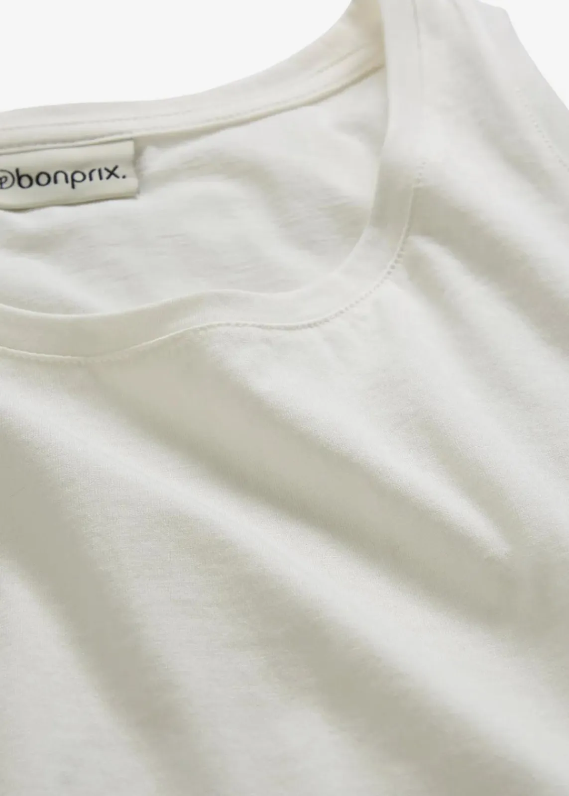 bonprix Premium|Shirts & Tops^Tanktop mit Seidenanteil wollweiß