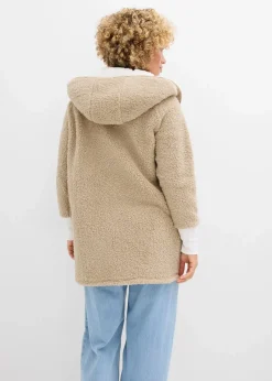 bonprix Jacken & Mäntel|Sweat^Teddy-Fleece Jacke mattschilf
