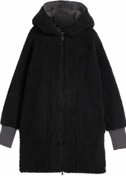 bonprix Bekleidung·Blusen & Tuniken|Bekleidung·Hosen^Teddy-Fleece Jacke schwarz