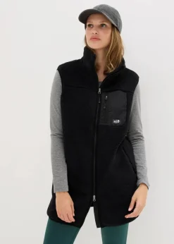 bonprix Jacken & Mäntel|Sweat^Teddy-Fleece Weste schwarz