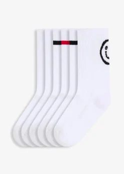 bonprix Nachhaltigere Materialien|Socken & Strumpfhosen^Tennissocken mit Bio-Baumwolle (6er pack) weiß