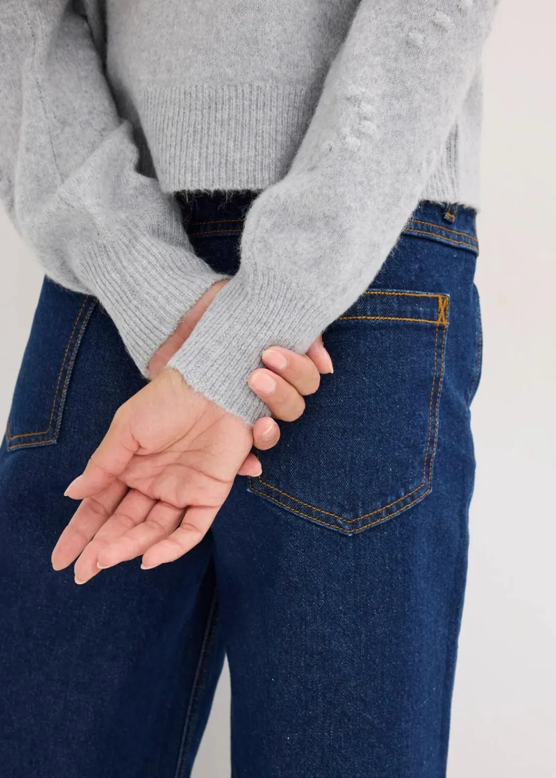 bonprix Bekleidung·Umstandsmode|Pullover & Strickjacken^Texturierte Strickjacke hellgrau meliert