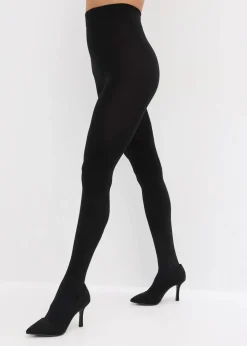 bonprix Wäsche·Socken & Strumpfhosen|Thermounterwäsche^Thermo Fleece Strumpfhose 140den (2er Pack) schwarz/schwarz