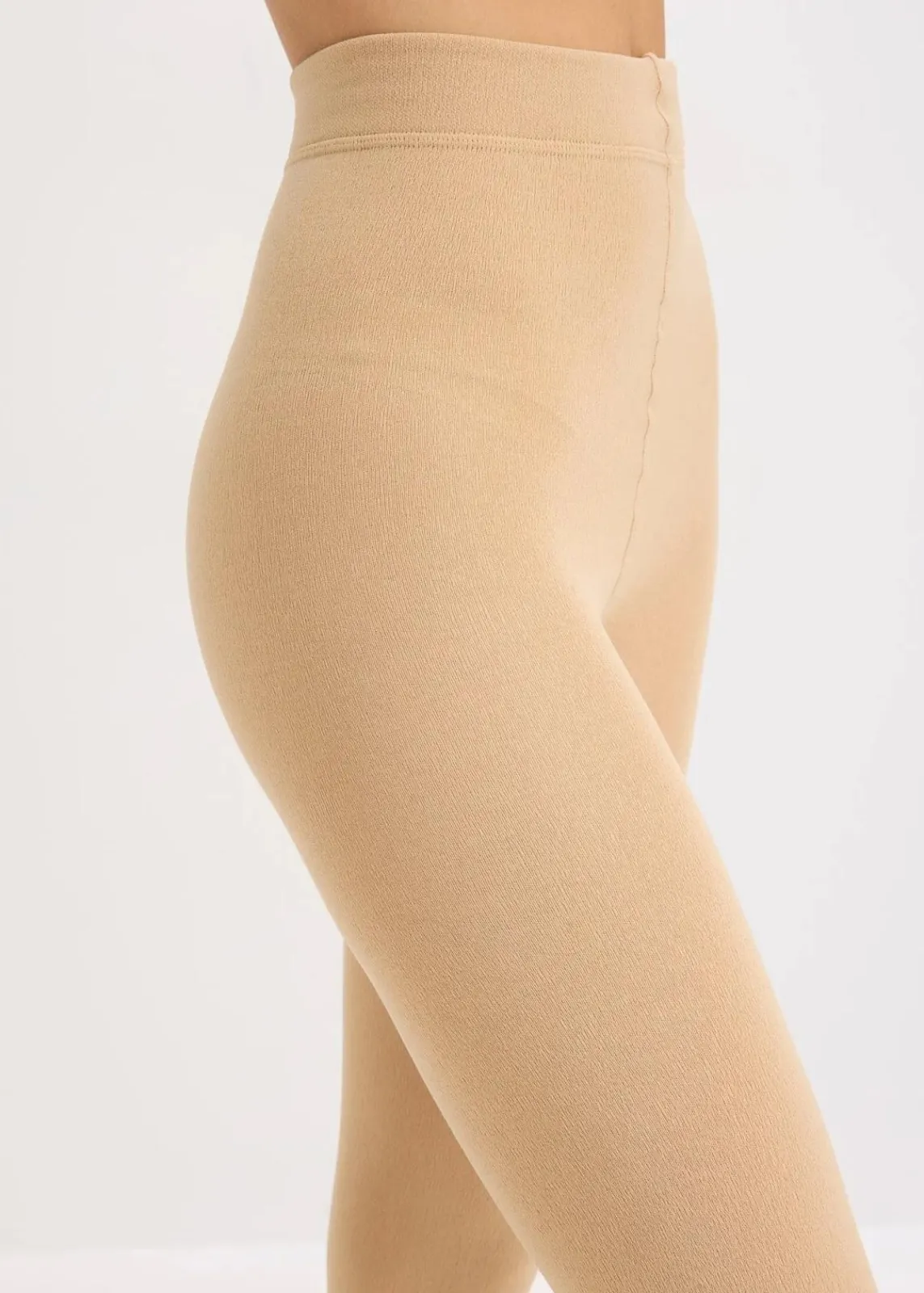 bonprix Wäsche·Socken & Strumpfhosen|Thermounterwäsche^Thermo Fleece Strumpfhose 140den hellbeige