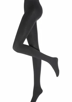 bonprix Wäsche·Socken & Strumpfhosen|Thermounterwäsche^Thermo Fleece Strumpfhose 140den anthrazit meliert