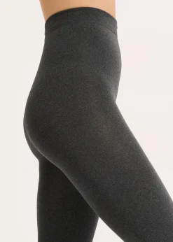 bonprix Wäsche·Socken & Strumpfhosen|Thermounterwäsche^Thermo Fleece Strumpfhose 140den anthrazit meliert