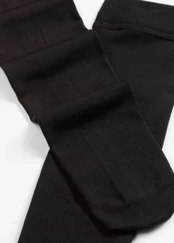 bonprix Thermounterwäsche|Socken & Strumpfhosen^Thermo Kniestrümpfe 120den in Feinstrumpfqualität mit Innenfleece (3er Pack) schwarz