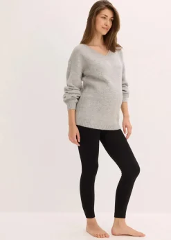 bonprix Wäsche·Still- & Umstandswäsche|Bekleidung·Blazer^Thermo Schwangerschaft Fleece Leggings 140 DEN schwarz
