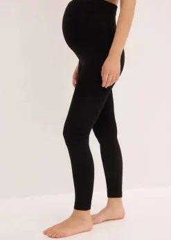 bonprix Wäsche·Still- & Umstandswäsche|Bekleidung·Blazer^Thermo Schwangerschaft Fleece Leggings 140 DEN schwarz
