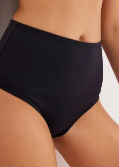 bonprix Wäsche·Shapewear|Wäsche·Höschen^Thermo Shape Slip mit leichter Formkraft (2er Pack) schwarz