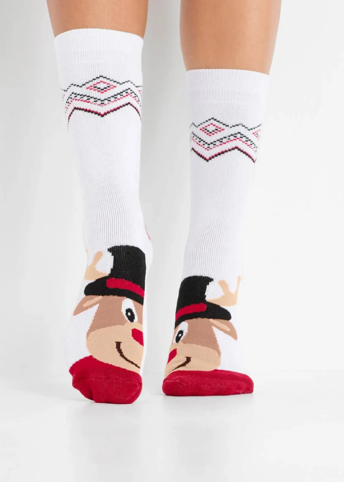 bonprix Mehrfachpacks|Jungen·Strümpfe^Thermo Socken (3er Pack) wollweiß/rot/schwarz