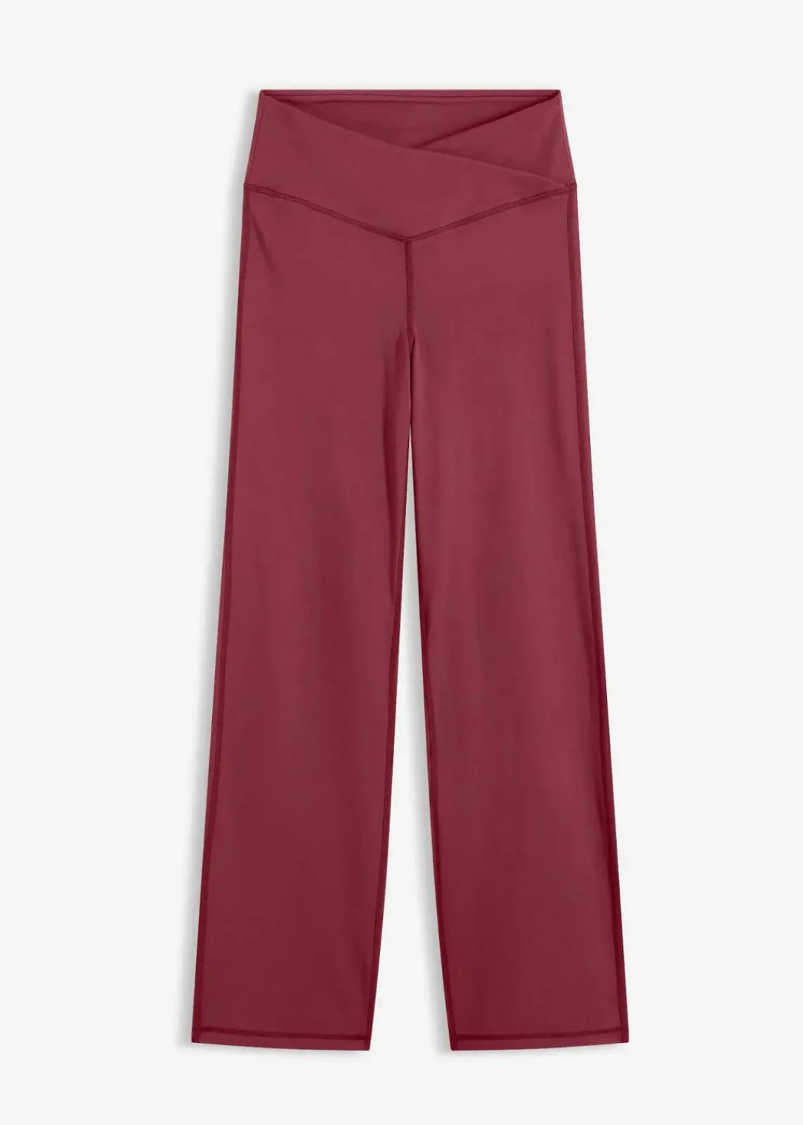 bonprix Bekleidung·Sweat|Bekleidung·Kleider^Thermo Sport-Hose aus weichem Material, gerades Bein burgunderrot