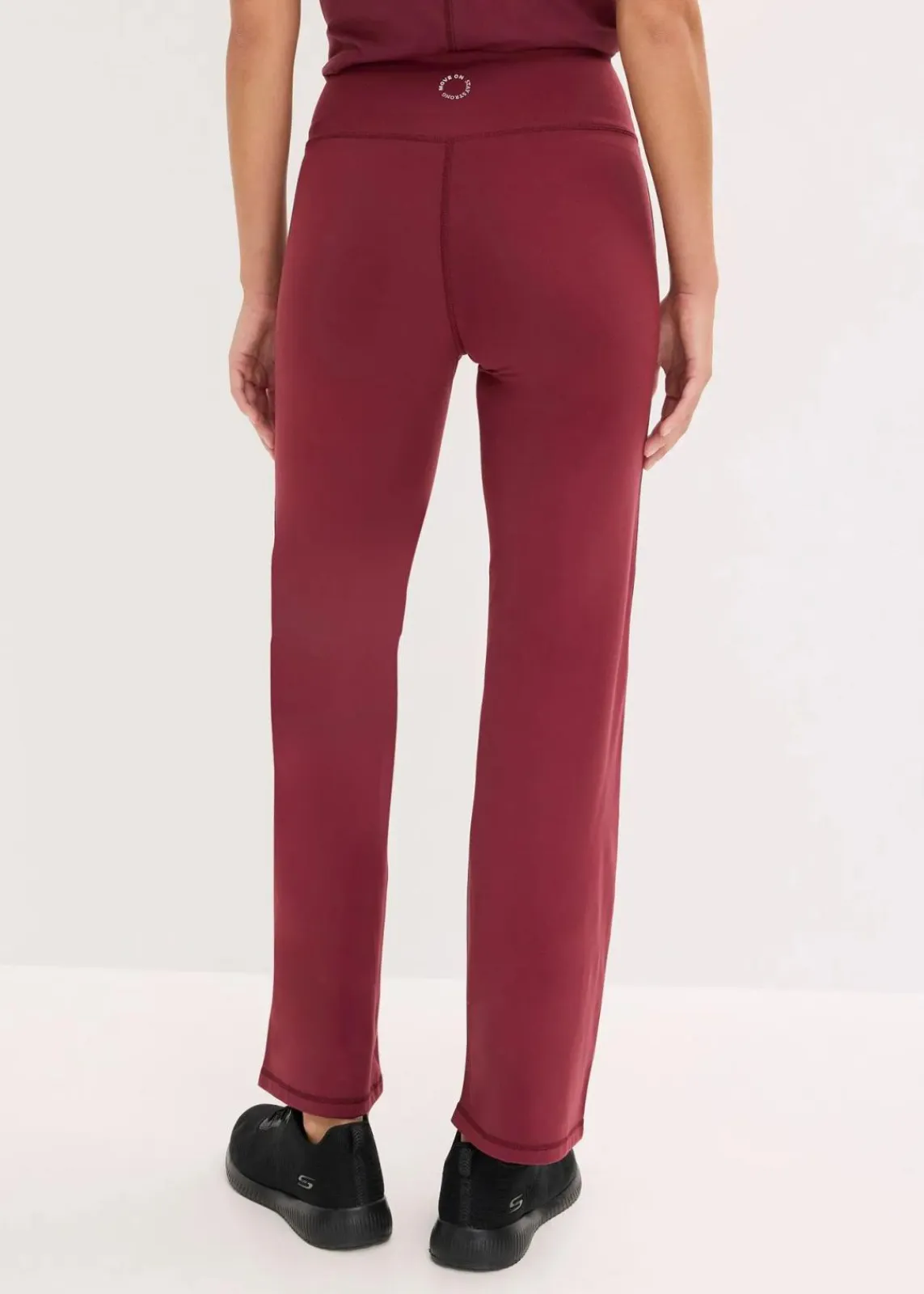 bonprix Bekleidung·Sweat|Bekleidung·Kleider^Thermo Sport-Hose aus weichem Material, gerades Bein burgunderrot