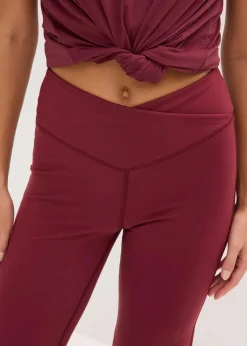 bonprix Bekleidung·Sweat|Bekleidung·Kleider^Thermo Sport-Hose aus weichem Material, gerades Bein burgunderrot