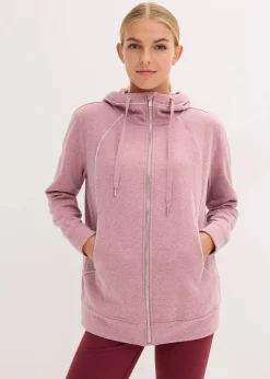 bonprix Bekleidung·Sweat|Bekleidung·Hosen^Thermo Sportjacke, schnelltrocknend rosa meliert