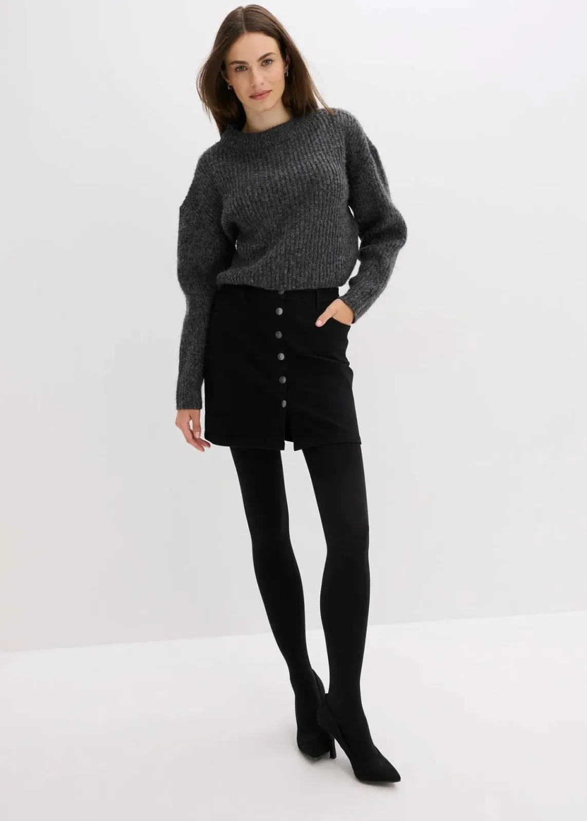 bonprix Wäsche·Socken & Strumpfhosen|Thermounterwäsche^Thermo Strumpfhose 100den schwarz