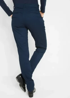 bonprix Hosen|Thermobekleidung^Thermo-Chinohose dunkelblau