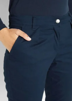 bonprix Hosen|Thermobekleidung^Thermo-Chinohose dunkelblau