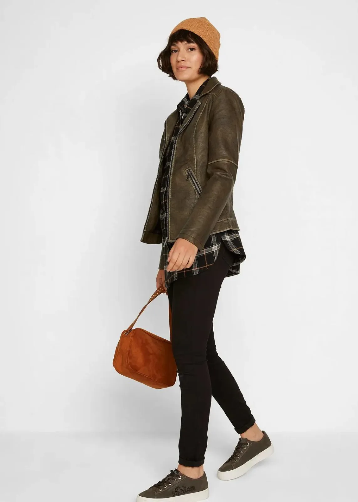 bonprix Jeans|Thermobekleidung^Thermo-Jeggings Mid Waist schwarz