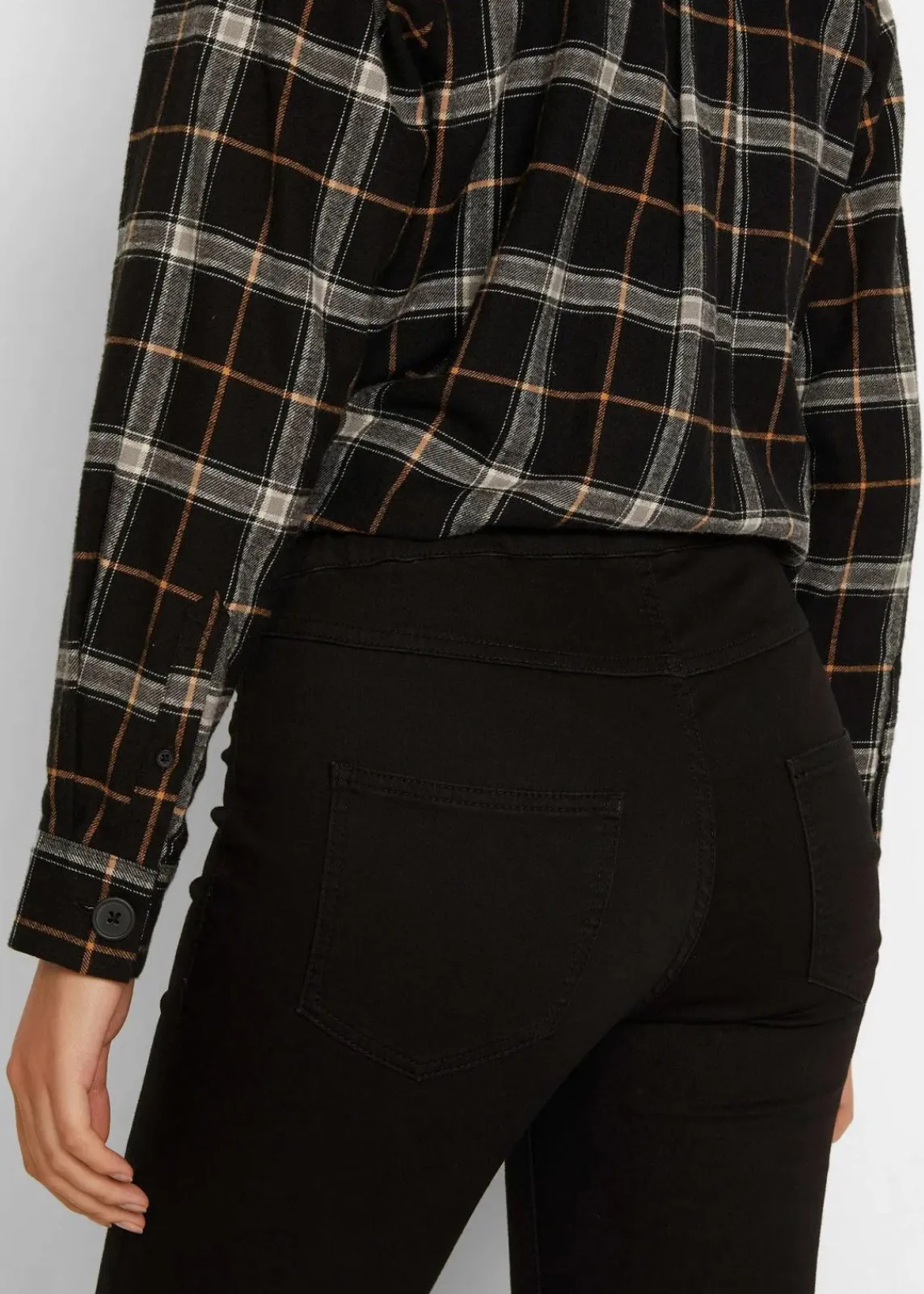 bonprix Jeans|Thermobekleidung^Thermo-Jeggings Mid Waist schwarz