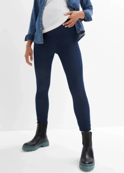 bonprix Bekleidung·Blazer^Thermo-Leggings für die Schwangerschaft in Jeansoptik blau