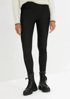 bonprix Thermobekleidung|Hosen^Thermo-Leggings in Jeansoptik schwarz used