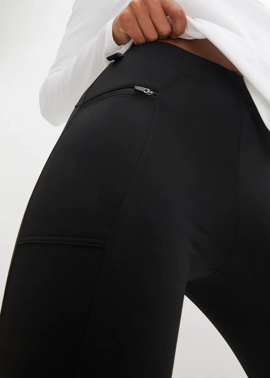 bonprix Bekleidung·Sweat|Bekleidung·Kleider^Thermo-Leggings, knöchelfrei schwarz
