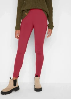 bonprix Hosen|Thermobekleidung^Thermo-Leggings mit Bequembund rot