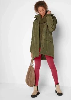 bonprix Hosen|Thermobekleidung^Thermo-Leggings mit Bequembund rot
