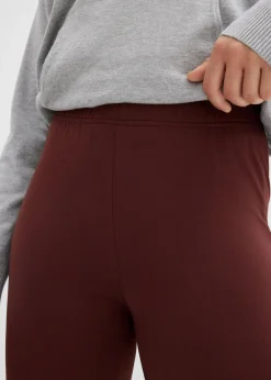 bonprix Hosen|Thermobekleidung^Thermo-Leggings mit Bequembund kaffeebraun