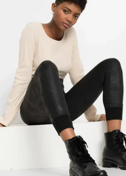 bonprix Thermobekleidung|Hosen^Thermo-Leggings mit Beschichtung schwarz