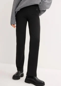 bonprix Bekleidung·Kleider|Hosen^Thermo-Leggings mit Reißverschlusstaschen schwarz