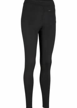 bonprix Bekleidung·Sweat|Bekleidung·Kleider^Thermo-Leggings mit Tasche, knöchelfrei schwarz