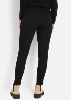 bonprix Bekleidung·Kleider|Hosen^Thermo-Leggings mit Teddyfutter schwarz