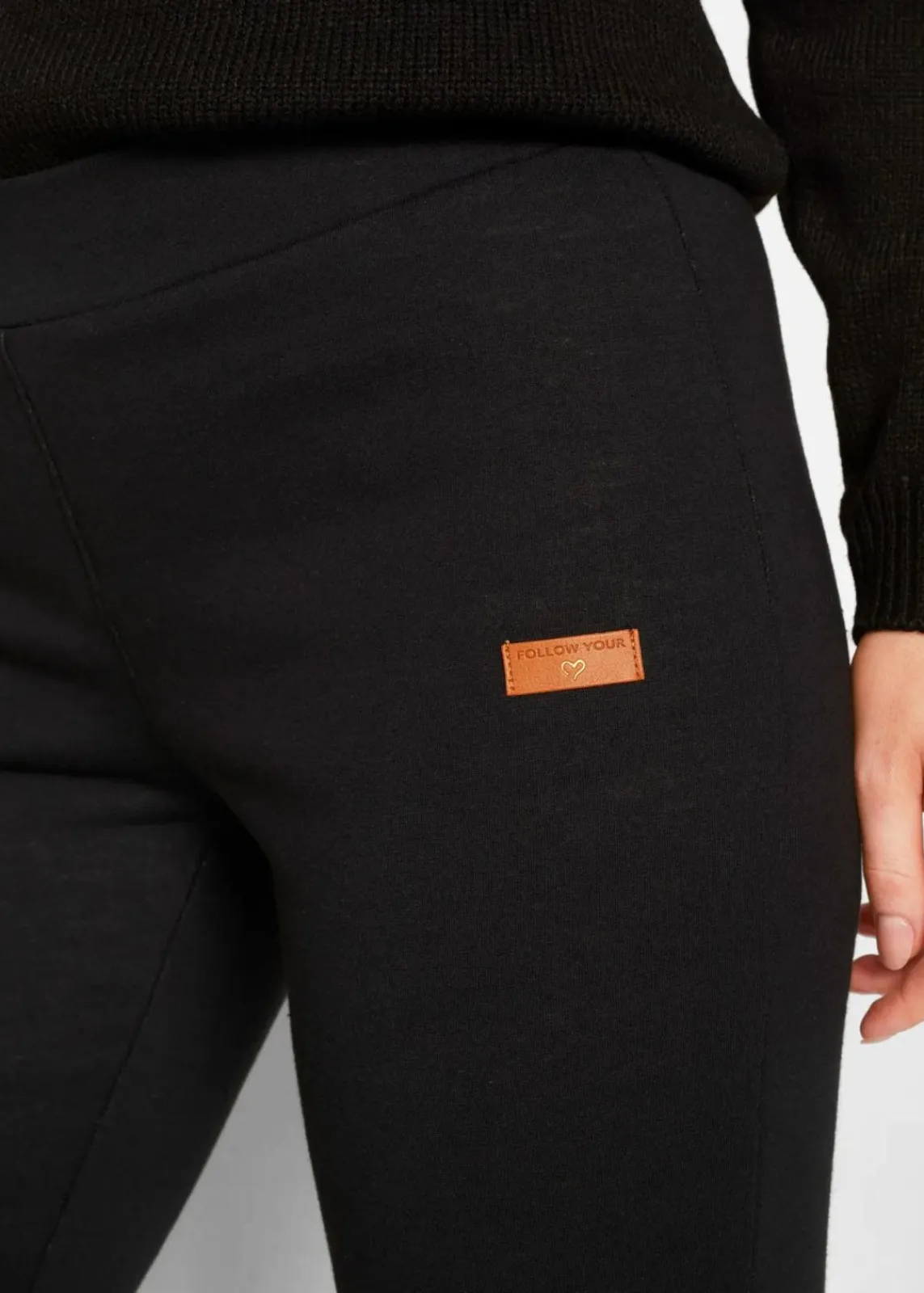 bonprix Bekleidung·Kleider|Hosen^Thermo-Leggings mit Teddyfutter schwarz