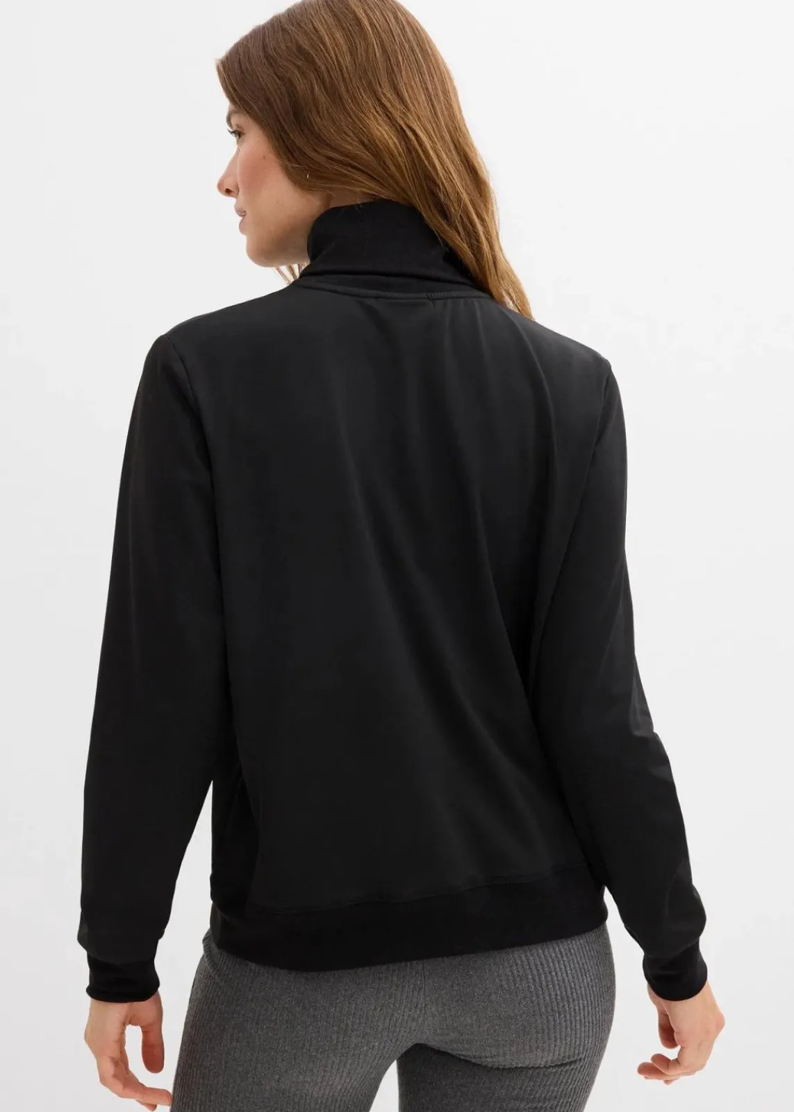 bonprix Outdoorbekleidung|Shirts & Tops^Thermoshirt mit Rollkragen schwarz