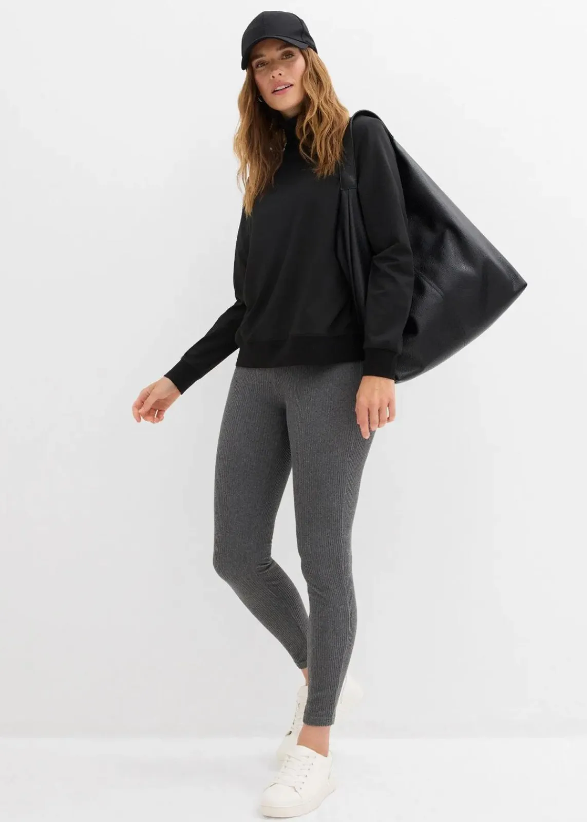 bonprix Outdoorbekleidung|Shirts & Tops^Thermoshirt mit Rollkragen schwarz