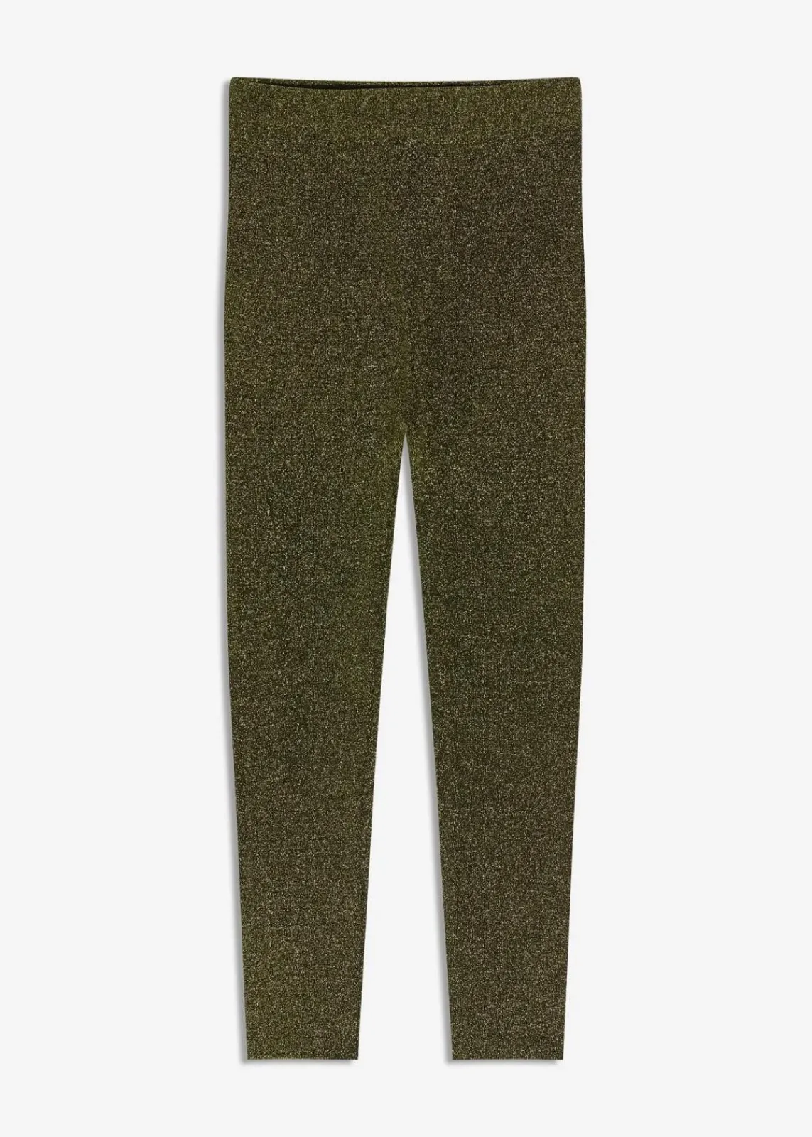 bonprix Hosen|Thermounterwäsche^Thermo-Strumpfleggings aus Glitzergarn schwarz/gold