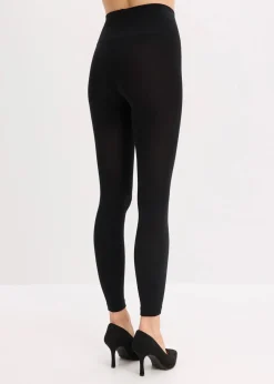 bonprix Bekleidung·Kleider|Nachhaltigere Materialien^Thermo-Strumpfleggings 140den schwarz