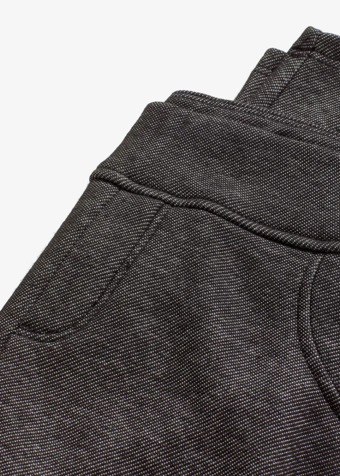 bonprix Hosen|Bekleidung·Kleider^Thermo-Strumpfleggings in Jeansoptik schwarz meliert