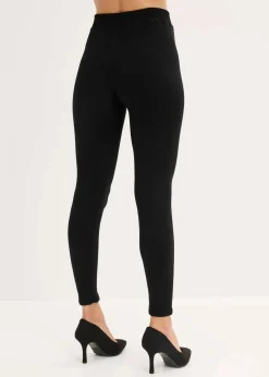 bonprix Bekleidung·Kleider|Thermounterwäsche^Thermo-Strumpfleggings mit weichem Innenfleece schwarz