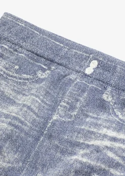 bonprix Bekleidung·Kleider|Thermounterwäsche^Thermo-Strumpfleggings mit weicher Innenseite blau jeansoptik