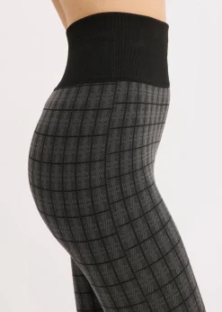 bonprix Bekleidung·Kleider|Thermounterwäsche^Thermo-Strumpfleggings mit weicher Innenseite schwarz kariert