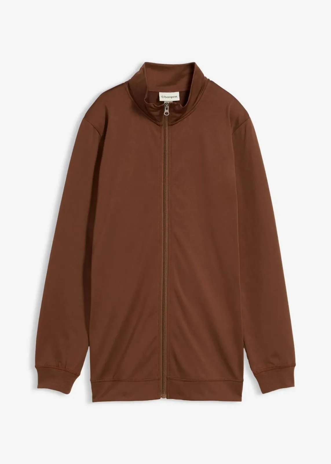 bonprix Sweat|Basics^Thermo-Sweatjacke hellbraun