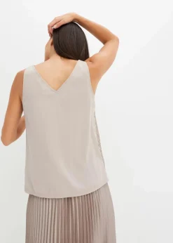 bonprix Shirts & Tops^Top naturstein metallic